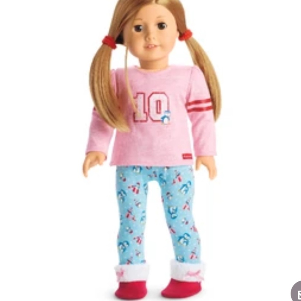 American Girl Holiday Penguin Pajamas PJs Retired for 18" Dolls
